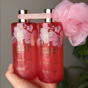 Shower gel and Shower gel cream with loofah sponge(new)